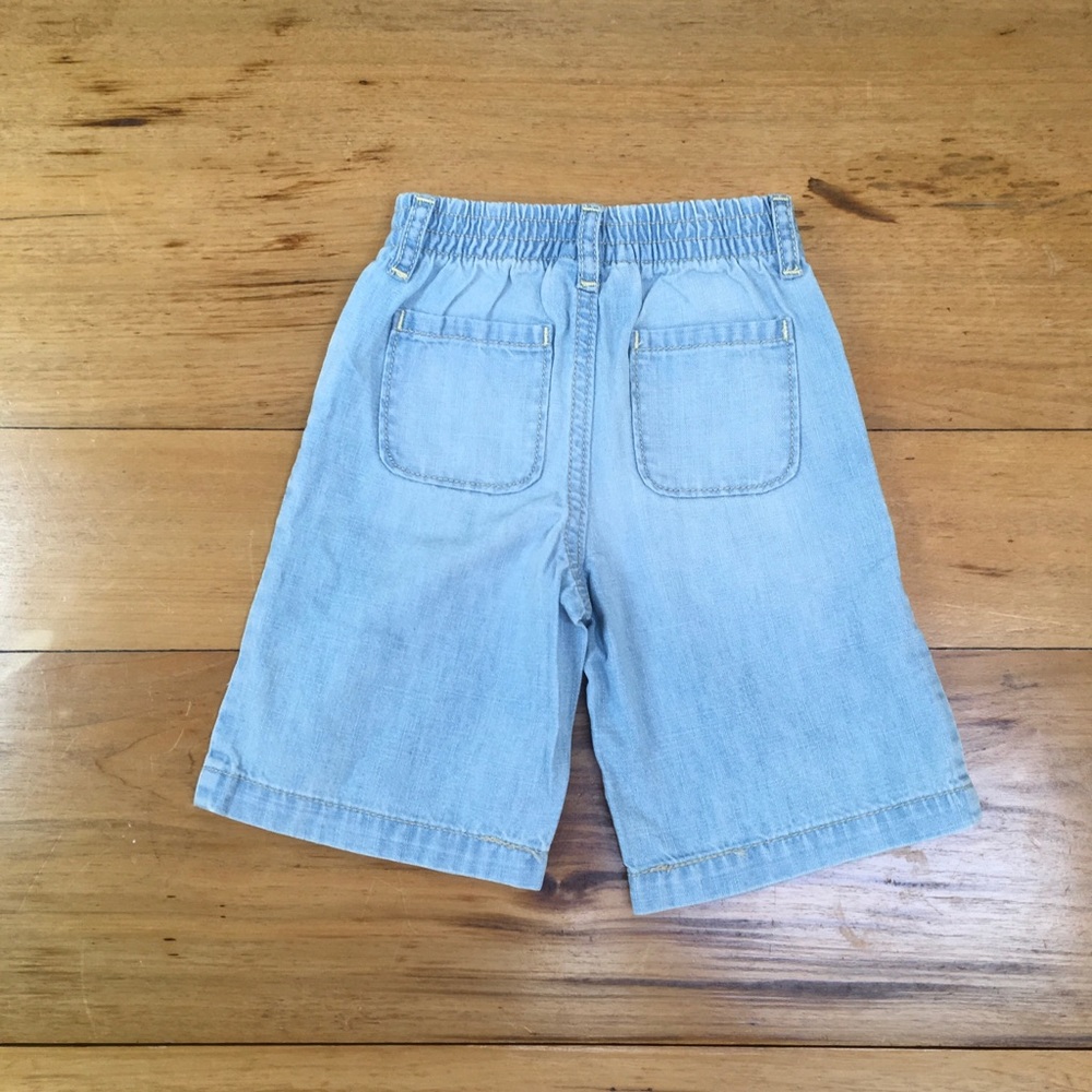 NWT Gymboree Girls Denim Capri Pants - Picture 2 of 3
